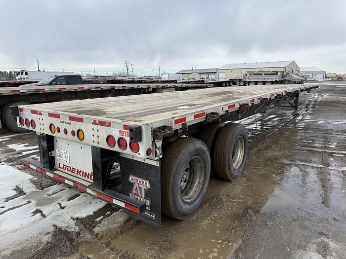 Used 2018 Lode King 48' Tandem Flat Deck/Highboy Steel/Aluminum Combo