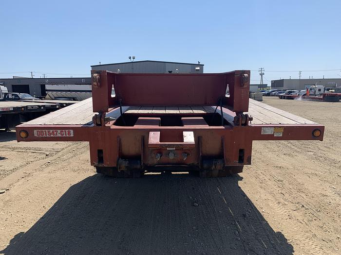 Used 2014 Trail King Double Drop Trombone Low Bed Combination