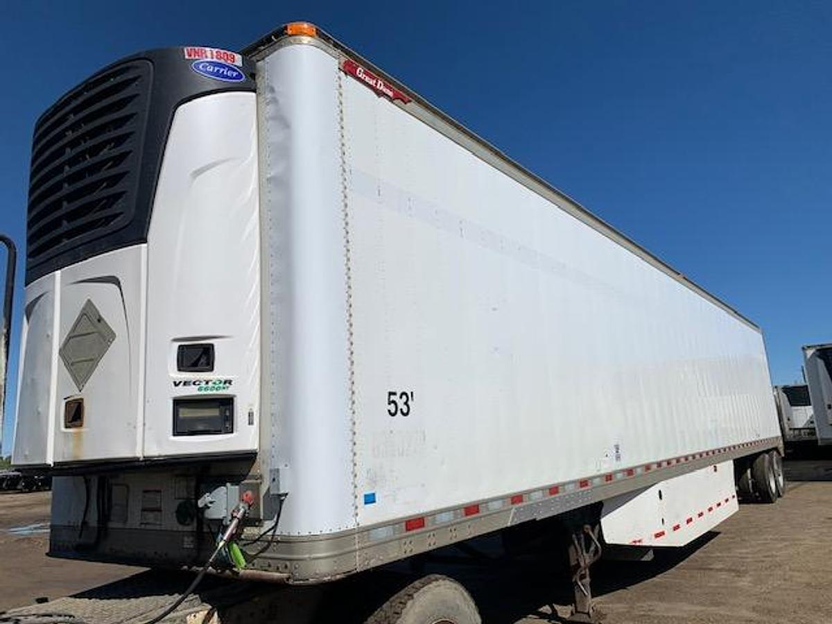 Used 2012 Great Dane 53' Tridem Reefer/Refrigerated Van