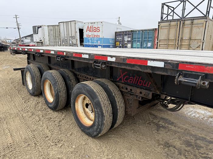 Used 2015 Fontaine 53' Tridem Extendable/Trombone Flat Deck