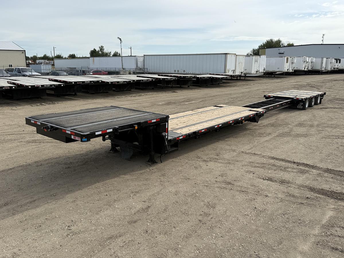 Used 2013 Manac 53' Tridem Extendable/Trombone Step Deck