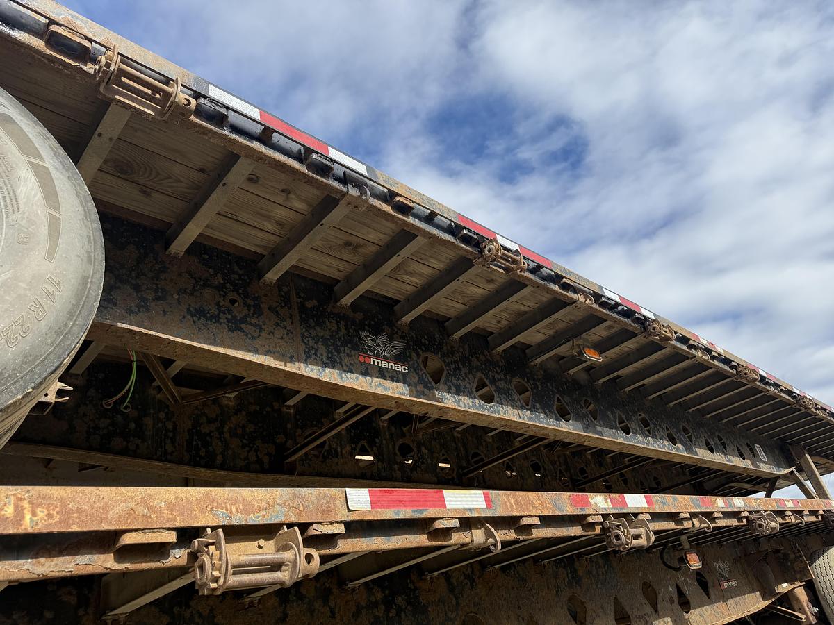 Used 2014 Manac 53' Tridem Flat Deck/Highboy