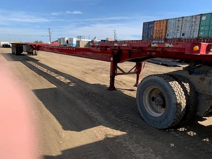 Used 2017 Manac 53' Tridem Extendable/Trombone Flat Deck