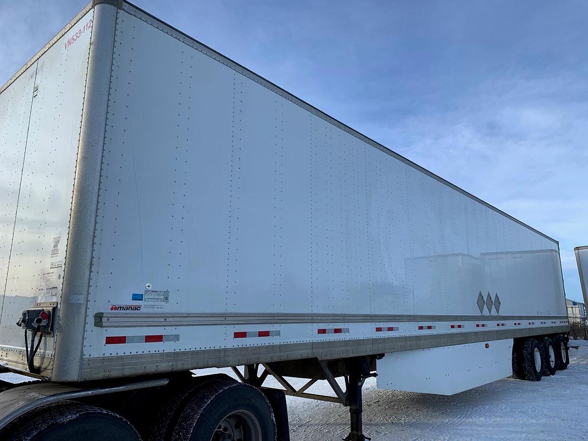 Used 2020 Manac 53' Tridem Dry Van