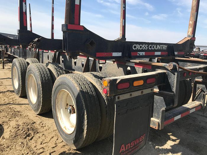 Used 2016 Cross Country Tridem Hayrack Logging Trailer