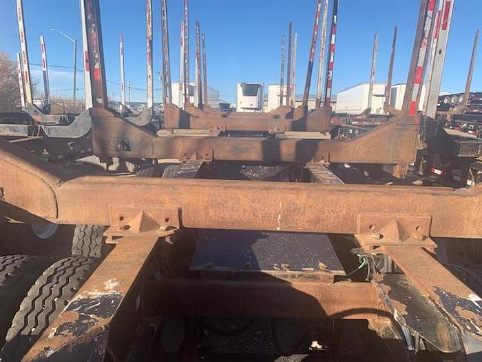 Used 2014 Doepker Tridem Hay Rack Logging Trailer