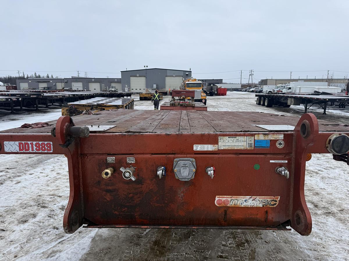 Used 2012 Manac 12 Wheel Double Drop Low Bed