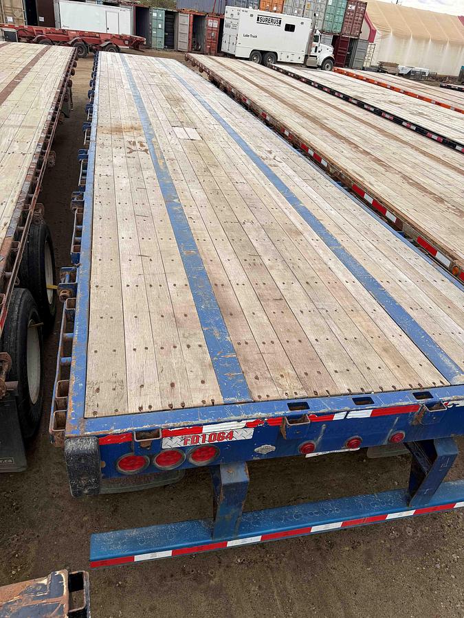 Used 2016 Transcraft 53' Tridem Flat Deck/Highboy