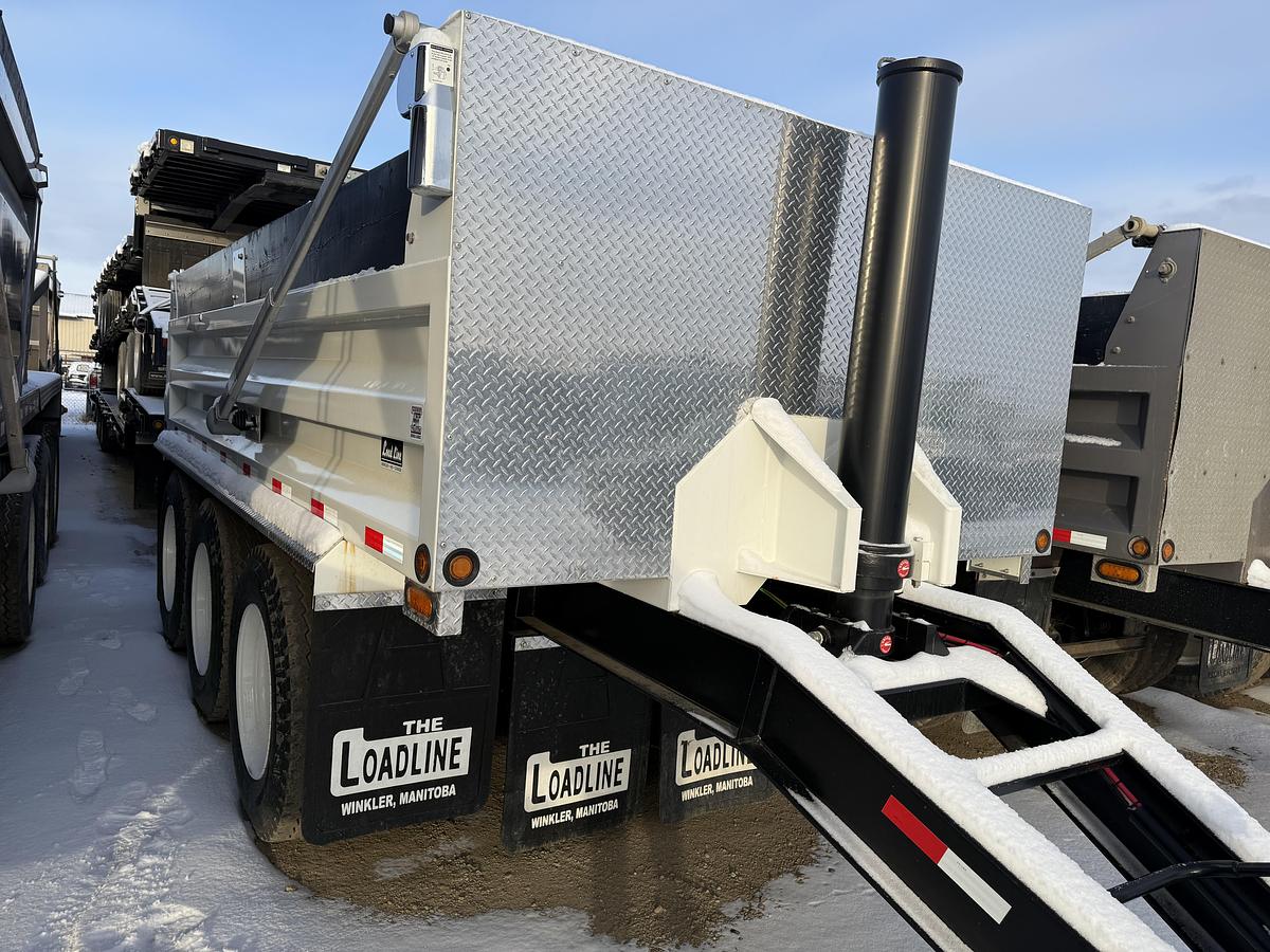 Used 2023 Load Line 17' Triaxle Pony Pup Gravel Trailer