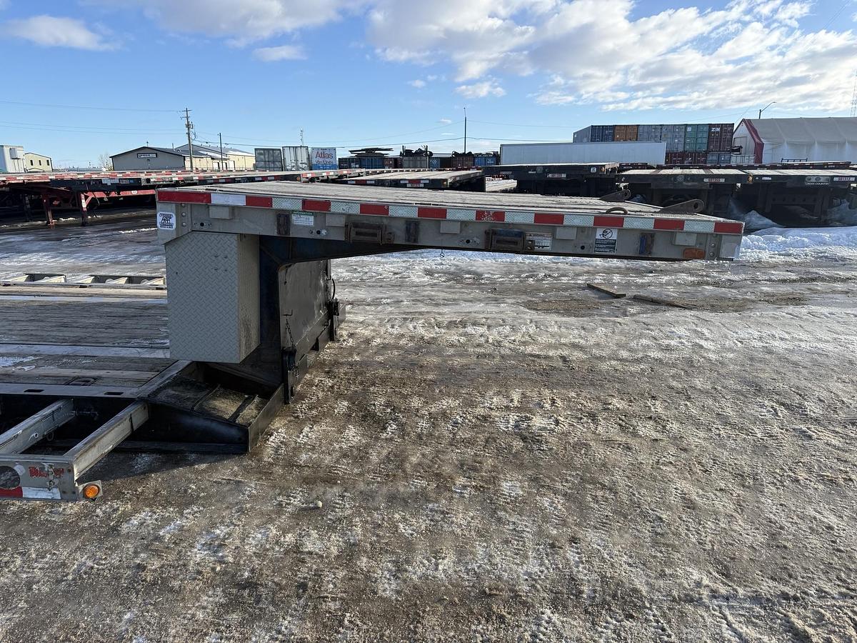 Used 2012 Muvall Tridem Double Drop Ag Trailer Mechanical RGN