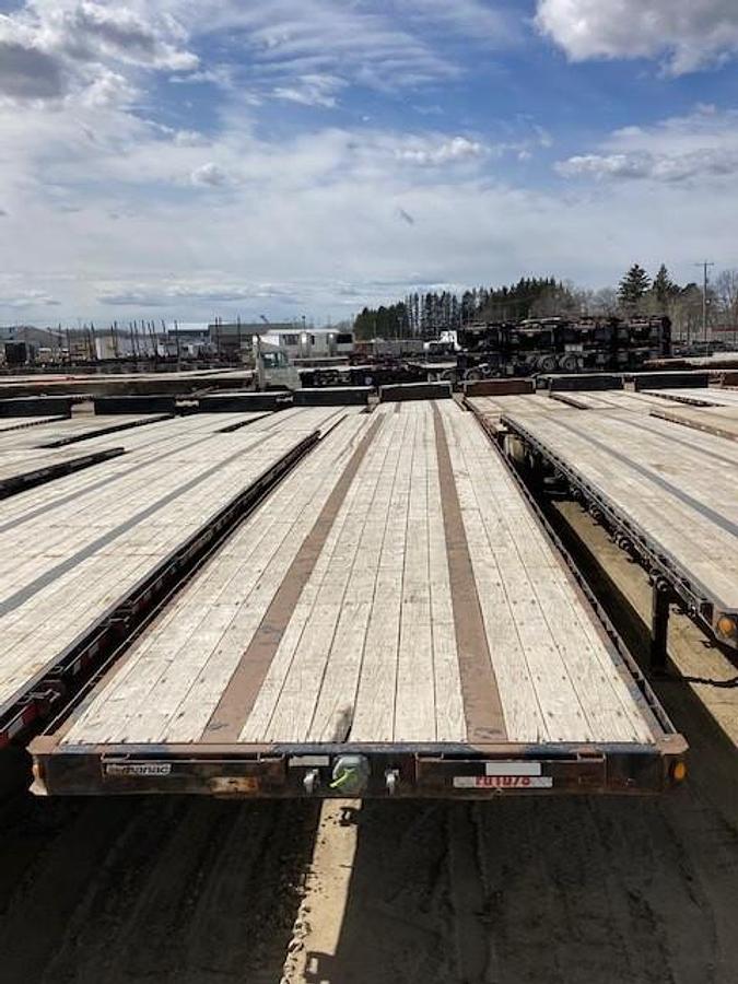 Used 2016 Manac 53' Tridem Flat Deck/Highboy - #FD1078