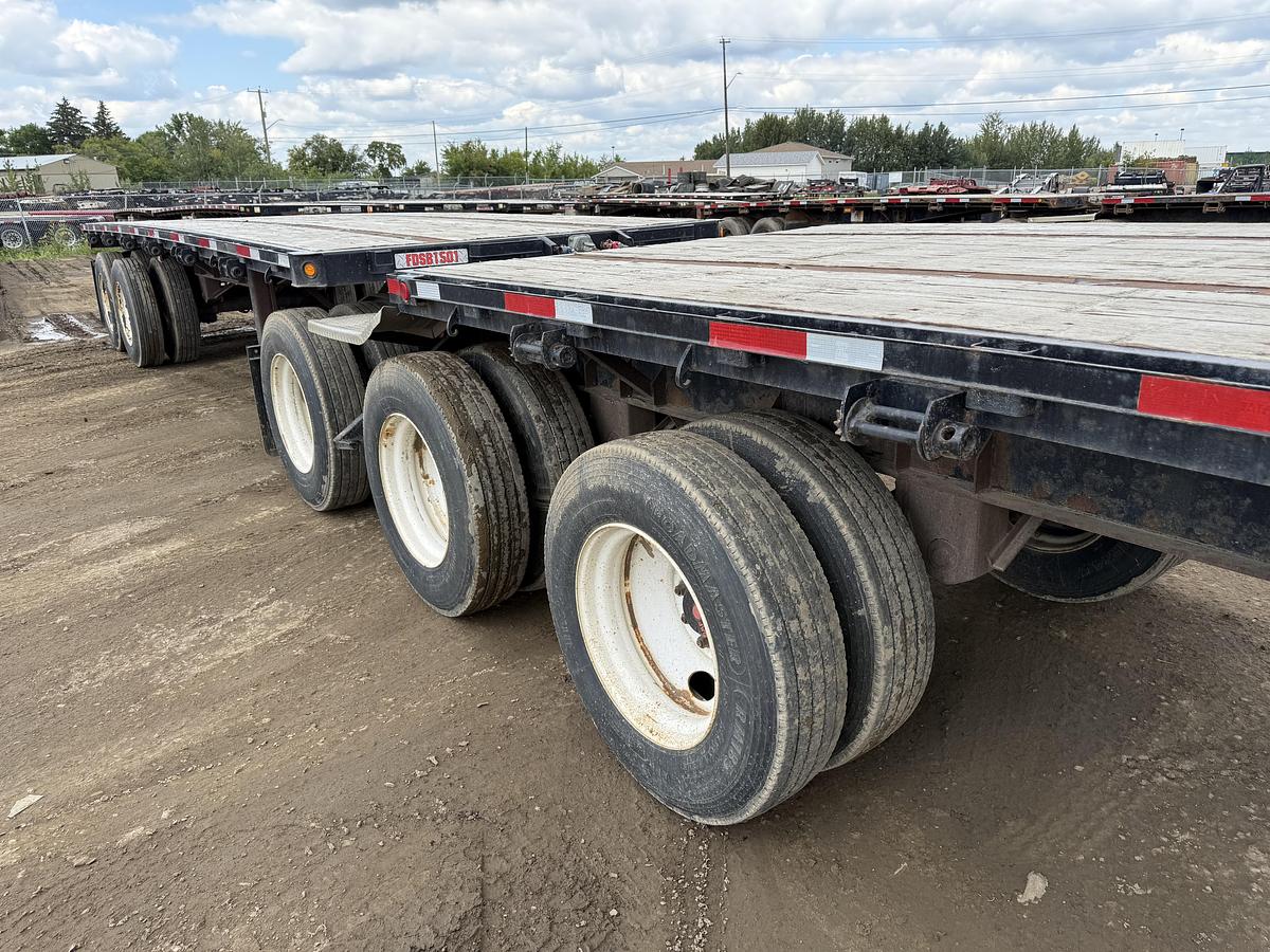 Used 2014 Manac Flat Deck Super B Lead/Pup