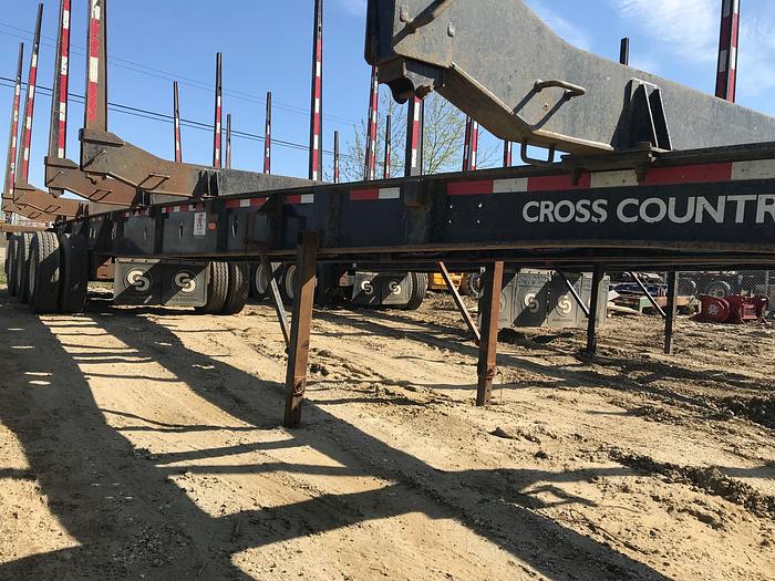 Used 2016 Cross Country Tridem Hayrack Logging Trailer