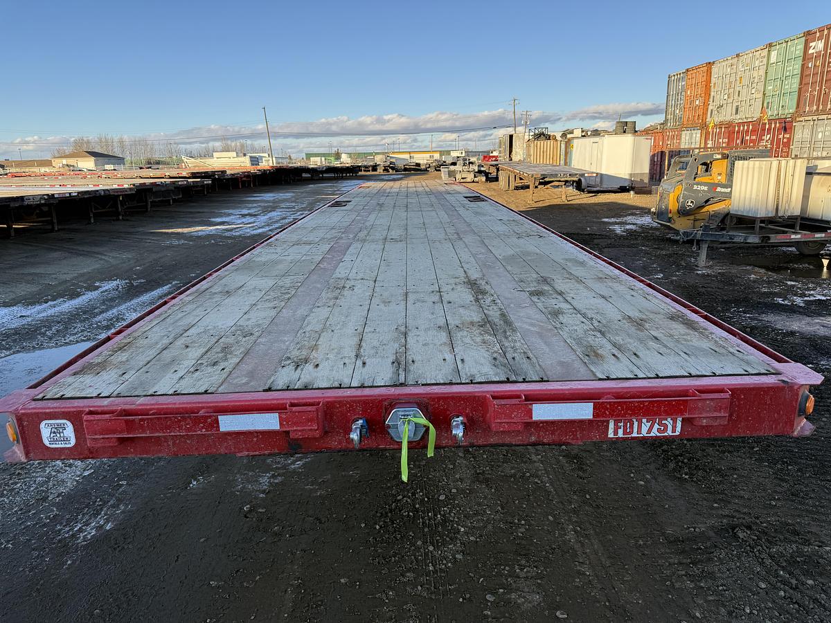 Used 2015 Manac 53' Tridem Flat Deck/Highboy