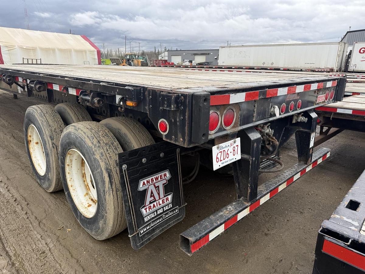 Used 2012 Great Dane 53' Tandem Flat Deck/Highboy Flatbed