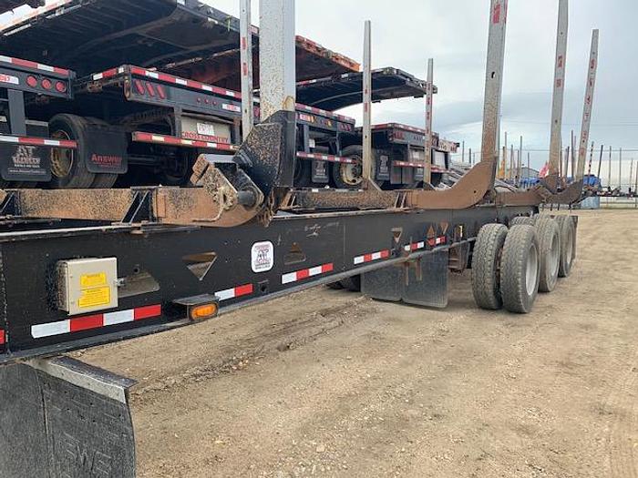 Used 2020 BWS Tridem Hay Rack Logging Trailer