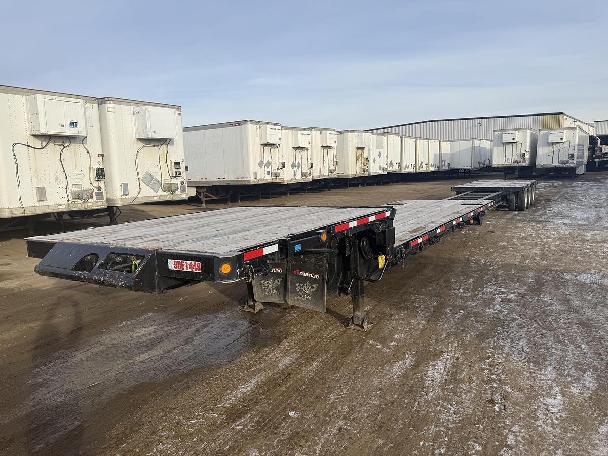 Used 2011 Manac 53' Tridem Extendable/Trombone Step Deck