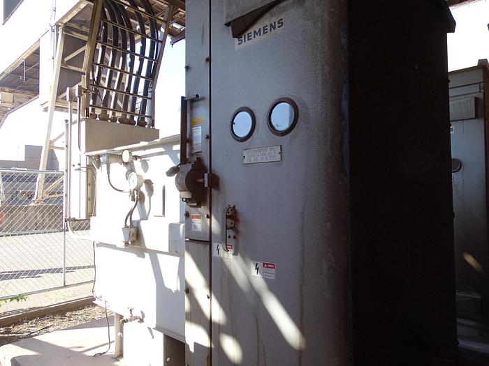 Used 1,500 KVA 13,000V SIEMENS-ALLIS SUBSTATION 480Y/277 VOLTS CU WINDING