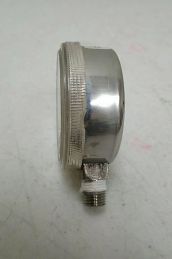 Used USG 316 SST Tube Connection Welded 0-3000 PSI Pressure Gauge