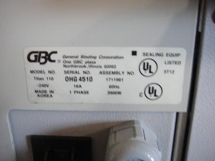 Used GBC Titan 110 Laminator