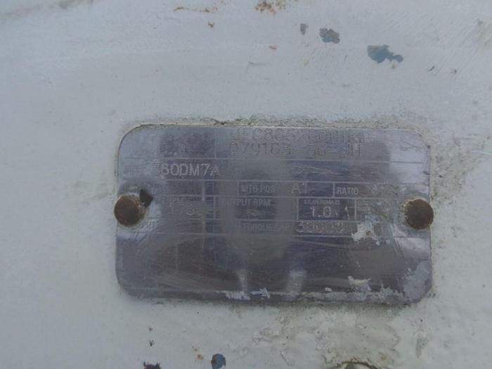 Used Motor, 30 HP, Gearbox, 282 RPM Out, 230/460V, #S743345