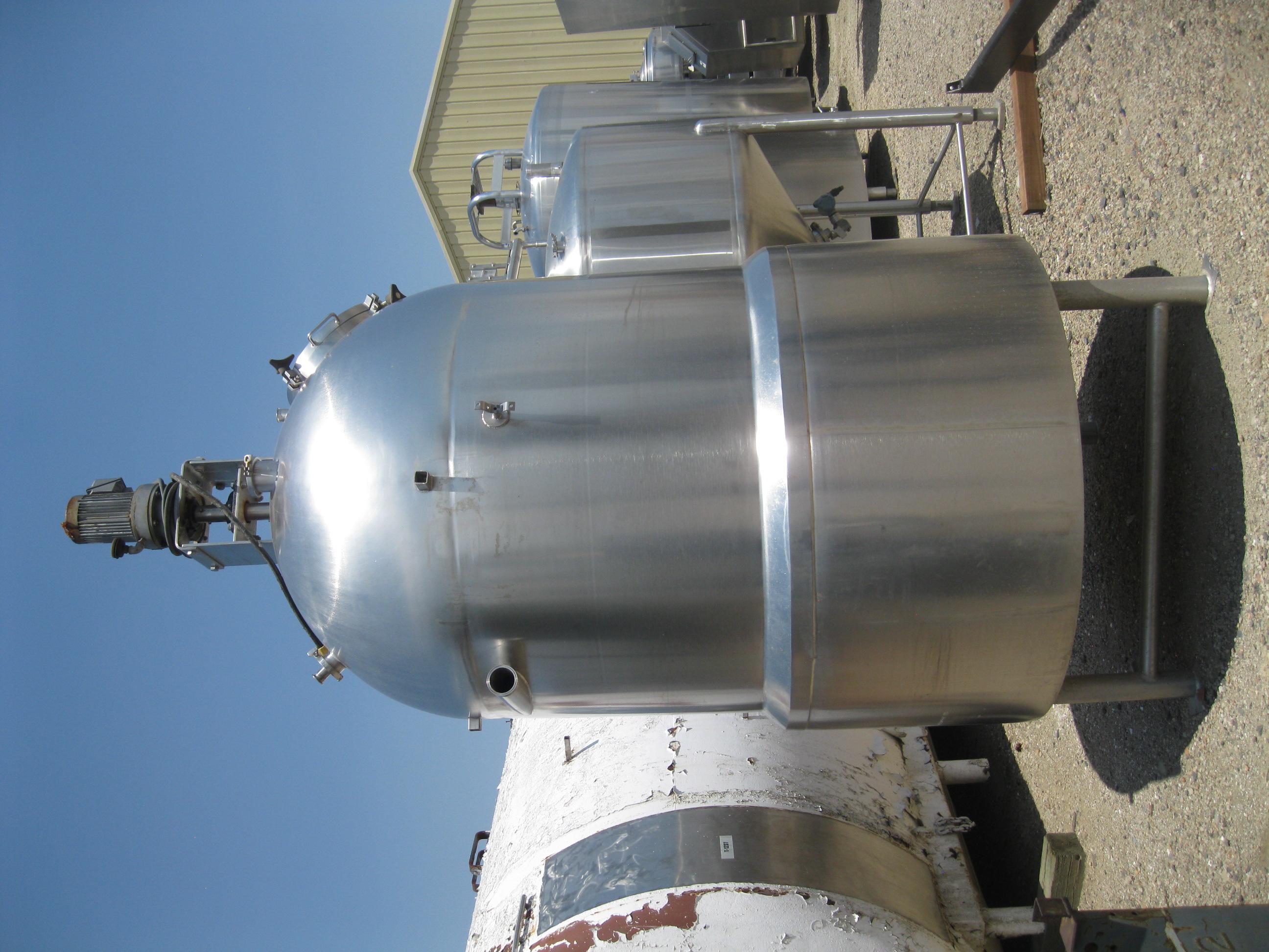 Usado 400 GALLON VACUUM KETTLE. LEE INDUSTRIES MODEL 400D7S