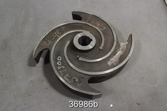 Used Goulds 3171 4X6X13 Pump Impeller, Mfg No. 81-96, Pattern No. 53216 #36986