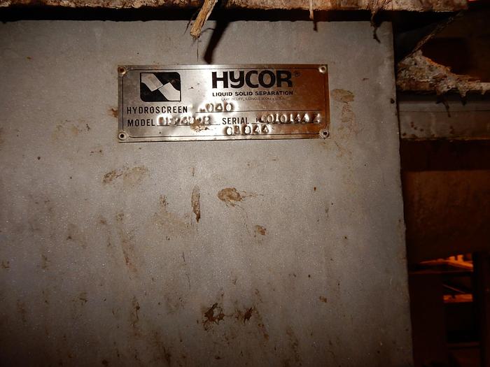 Used 48" WIDE HYCOR HYDROSCREEN .040 SLOT SIZE SIDEHILL SCREEN