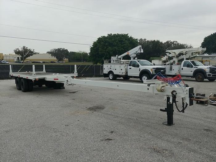 Used Allegheny Flatbed T/A AB Extendable Pole Trailer - 69389