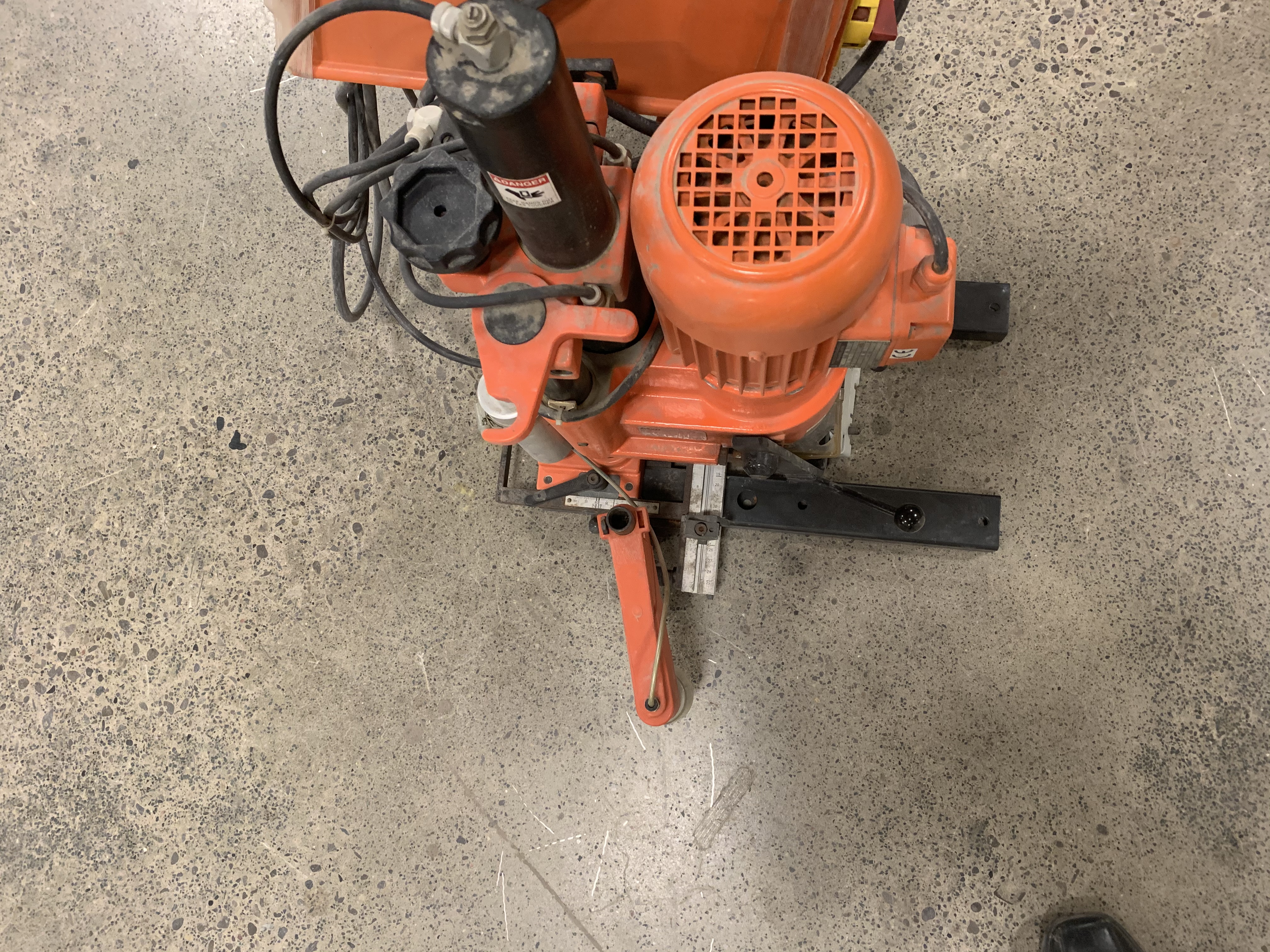 Used 1996 Blum Minipress CA Hinge machine drilling