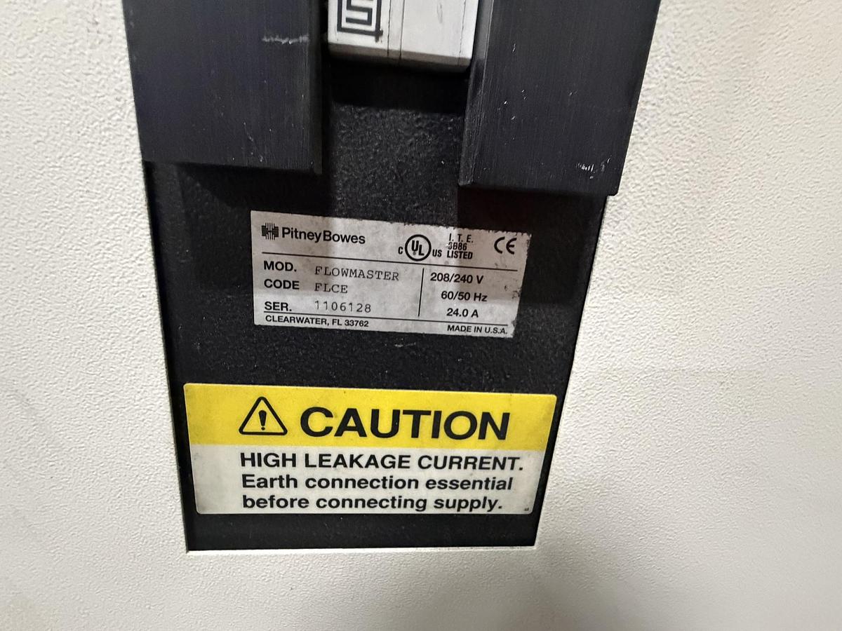 Used Pitney Bowes FlowMaster RS Production Inserter 6 Stations (Incl. 1 Rotary Feeder)