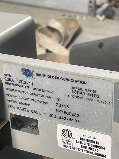 Used Baum 20KA-FDRG--11