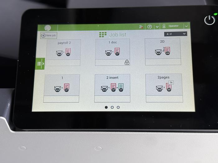 Used Quadient DS85i / Neopost / Hasler / Formax Folder Inserter