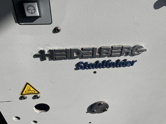 Used Heidelberg Stahl Folder w/ Deliery Unit