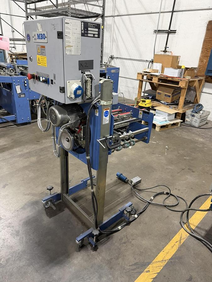 Used MBO Z2 Knife Folder / Knife Fold Unit Mobile, 180° Pivot (Up/Down Fold)