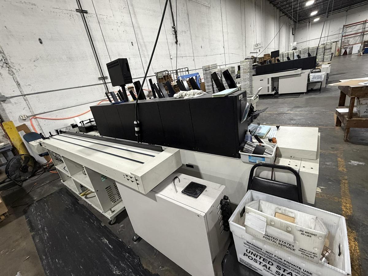 Used Pitney Bowes FlowMaster RS Production Inserter 6 Stations (Incl. 1 Rotary Feeder)