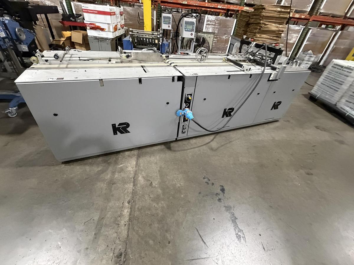 Used Kirk-Rudy KR219RRSF Roller Registration Score/Fold (Plow Fold/Score) System
