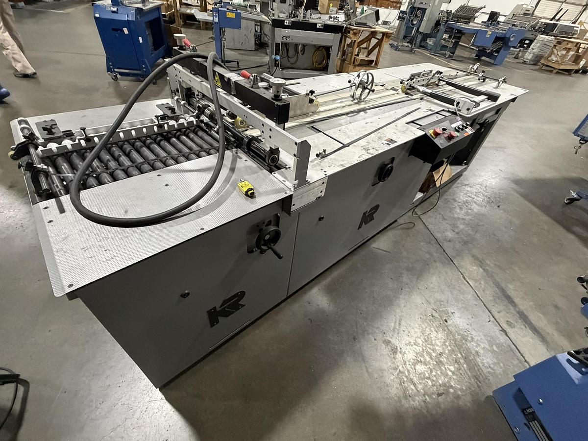 Used Kirk-Rudy KR219RRSF Roller Registration Score/Fold (Plow Fold/Score) System