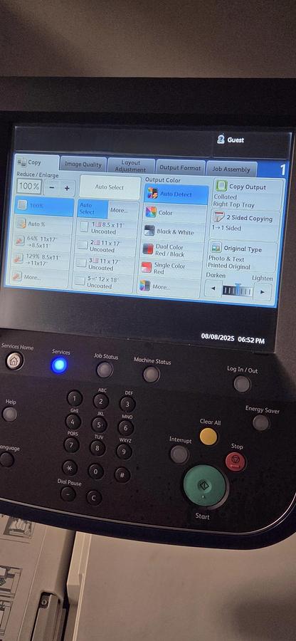 Used Xerox Color C75 Press 75 PPM, 2400 DPI