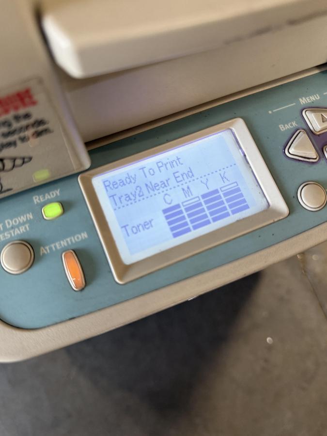 Used OKI Printer N31220A Color Digital Press