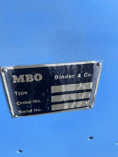Refurbished MBO B26 with MBO Sealer Receiver