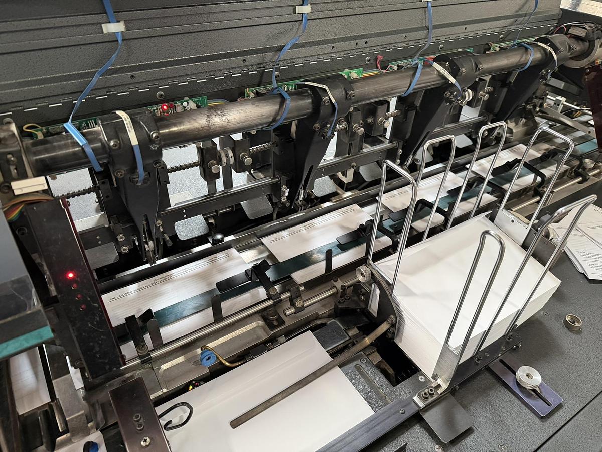 Used Bell & Howell Mailstar 500 – Upgraded to Sensible Technologies Inserter with Accumulator