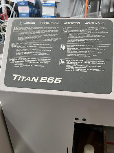 Used Challenge 265 Titan Paper Cutter