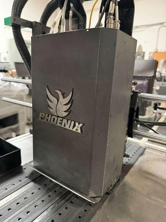 Used Kirk Rudy UV Phoenix Inkjet with Feeder Complete System