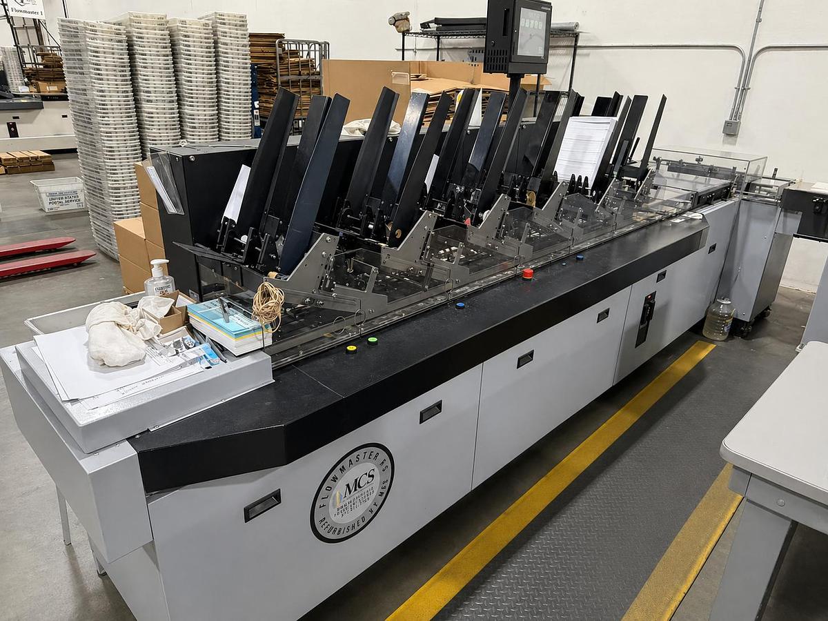 Used Pitney Bowes FlowMaster RS 6-Station Letter Inserter - Refurbished by MCS