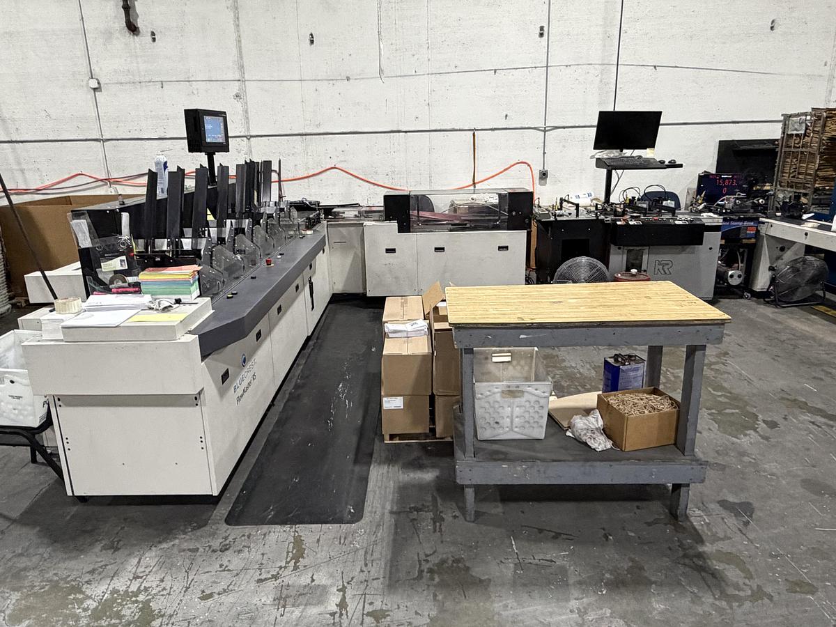 Used BlueCrest RS 6-Station Inserter with MCS Read & Write