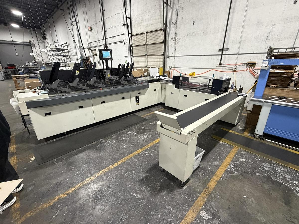 Used Pitney Bowes FlowMaster RS Production Inserter 6 Stations (Incl. 1 Rotary Feeder)