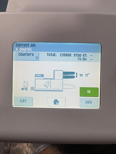 Used Formax FD 6204 Advanced 2 Folder Inserter with Two Sheet Feeders and One BRE FD6204
