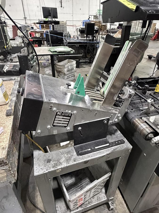 Used Kirk Rudy UV Pheonix Inkjet with Feeder Complete System