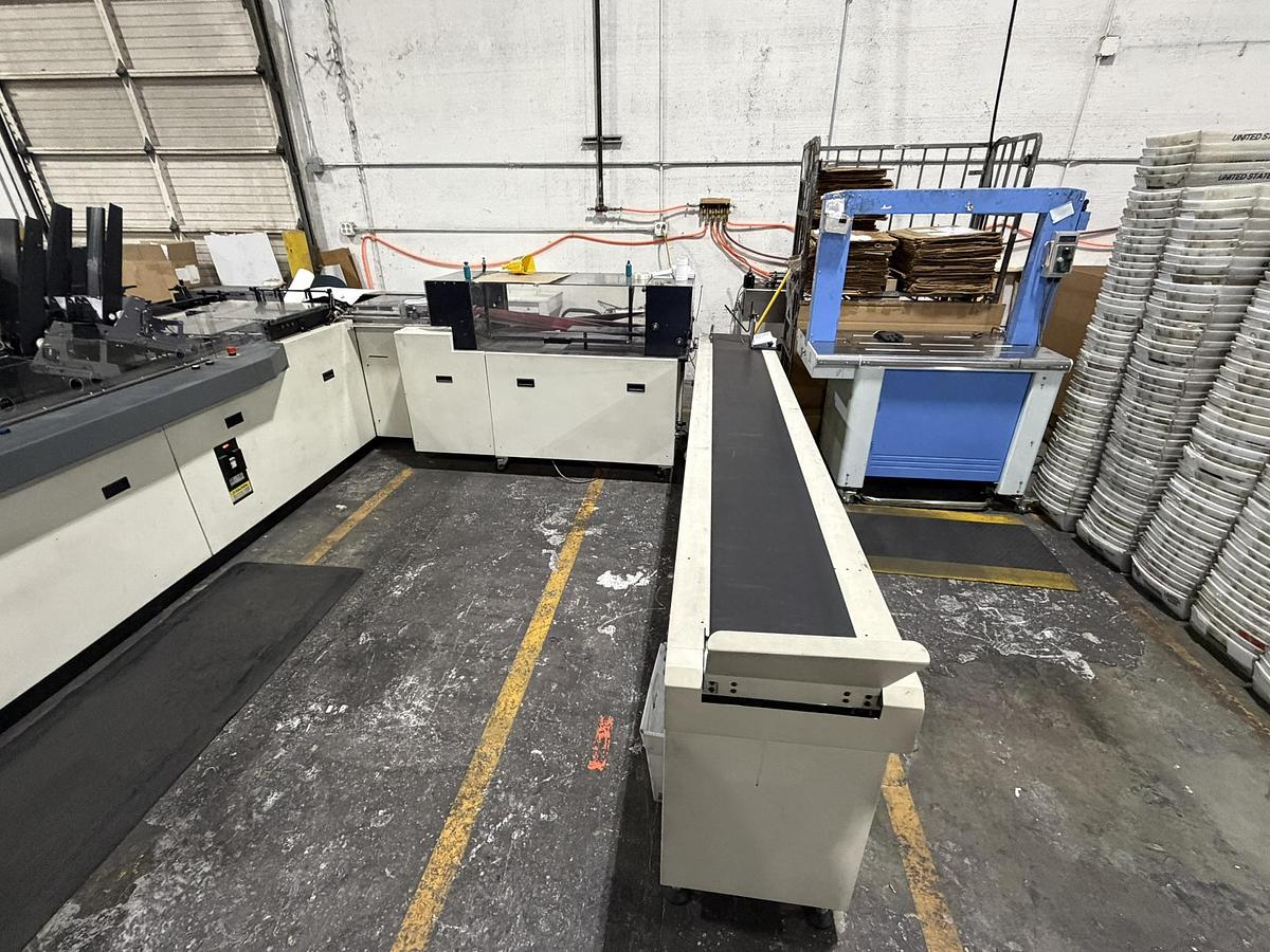 Used Pitney Bowes FlowMaster RS Production Inserter 6 Stations (Incl. 1 Rotary Feeder)